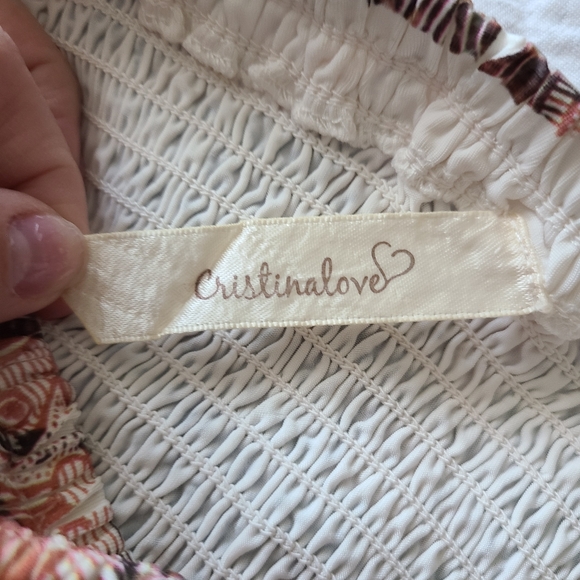 CRISTINA LOVE| STRAPLESS DRESS| |SIZE SMALL - Picture 6 of 12